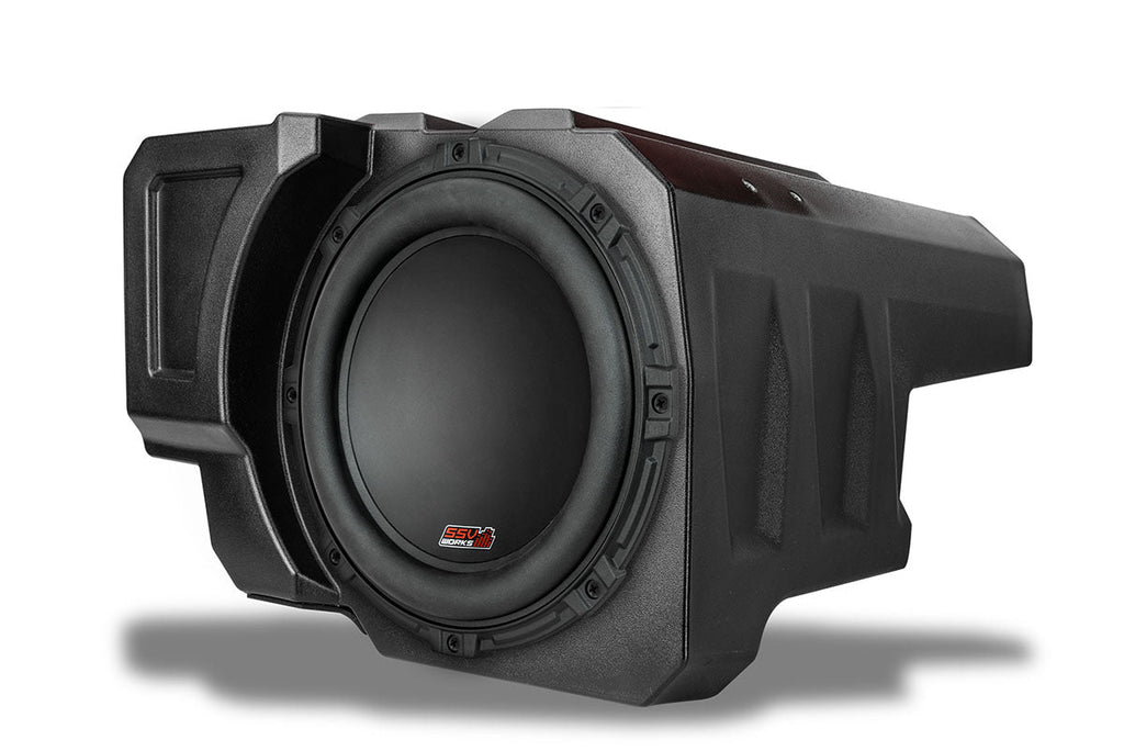 2020-2024 Polaris RZR Pro R/Turbo R/Pro XP 4 Rear-Seat 10in Subwoofer-Enclosure
