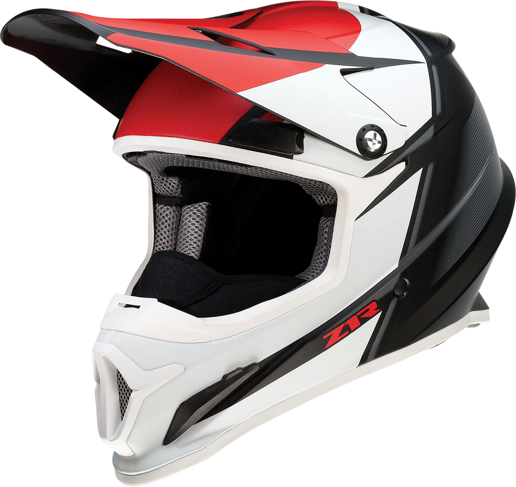Z1R, Z1R Rise Snow Helmet Cambio 2XL by Z1R - Red, Black & White