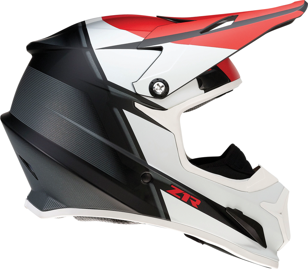 Z1R, Z1R Rise Snow Helmet Cambio 2XL by Z1R - Red, Black & White