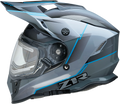 Z1R, Z1R Range Snow Helmet Bladestorm Electric Dual Pane with Anti-Fog Shield and Drop-Down Sun Visor