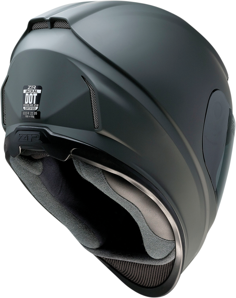 Z1R, Z1R Jackal Helmet Primer Gray with Smoke Shield - XS - Model 0101-13999
