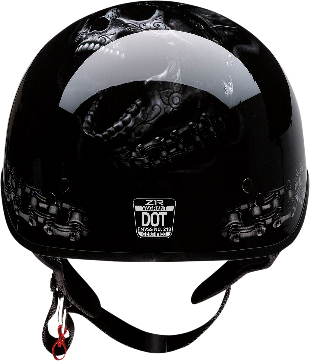 Z1R, Z1R Vagrant Helmet FTW - Black/Gray XL (Part Number 0103-1322)