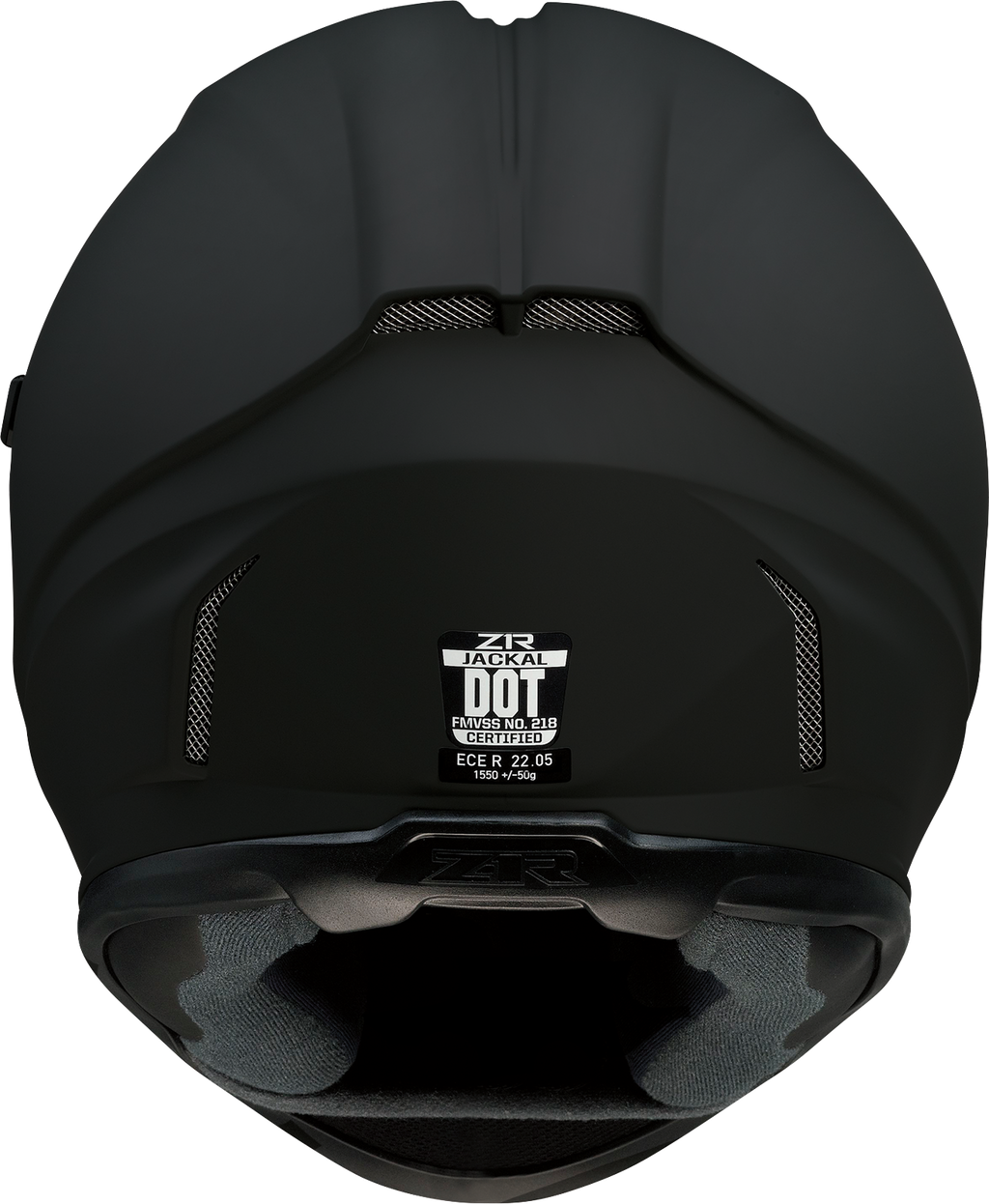 Z1R, Z1R Jackal Helmet Flat Black with Smoke Shield - Medium, Part 0101-13994