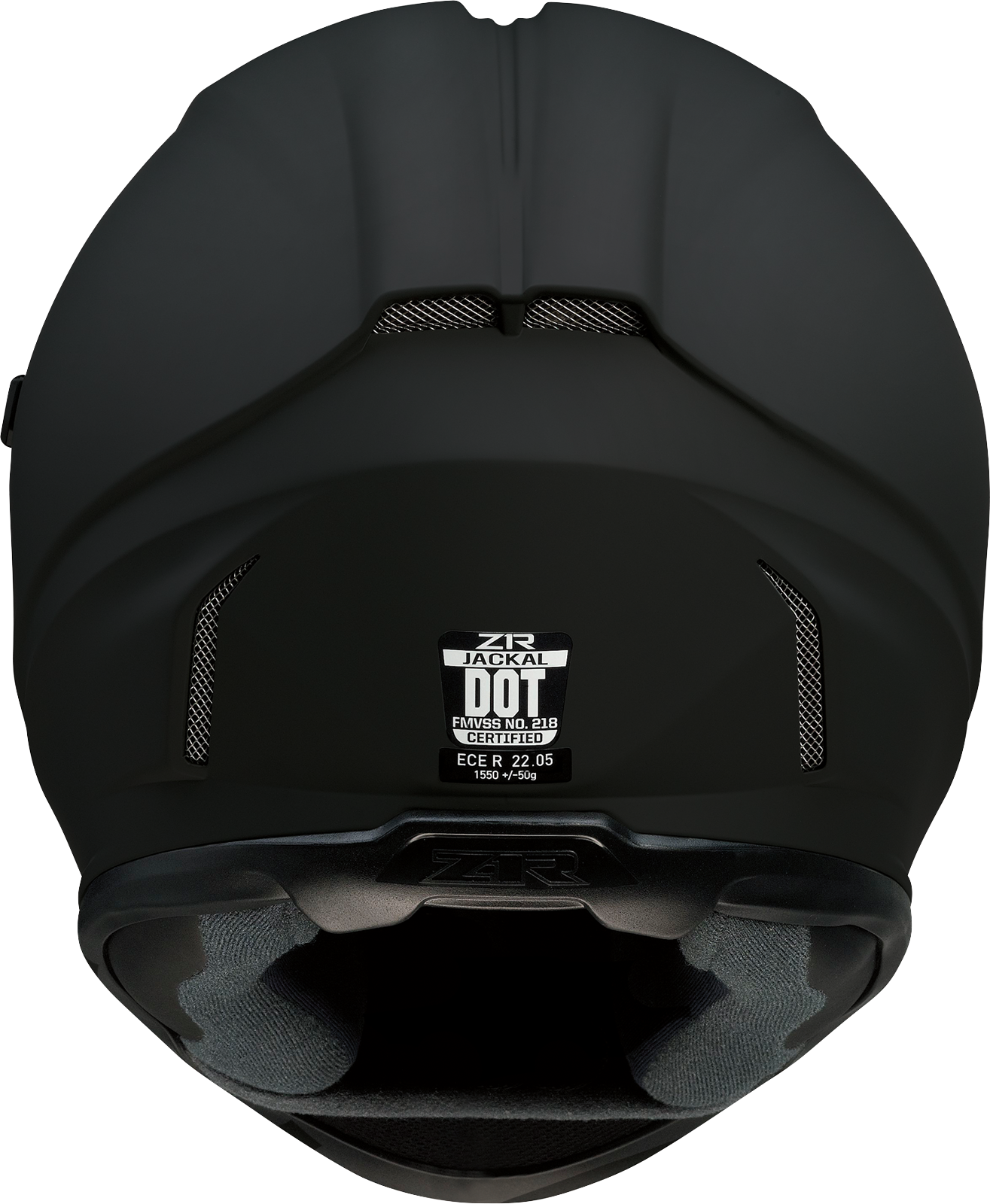 Z1R, Z1R Jackal Helmet Flat Black with Smoke Shield - Medium, Part 0101-13994