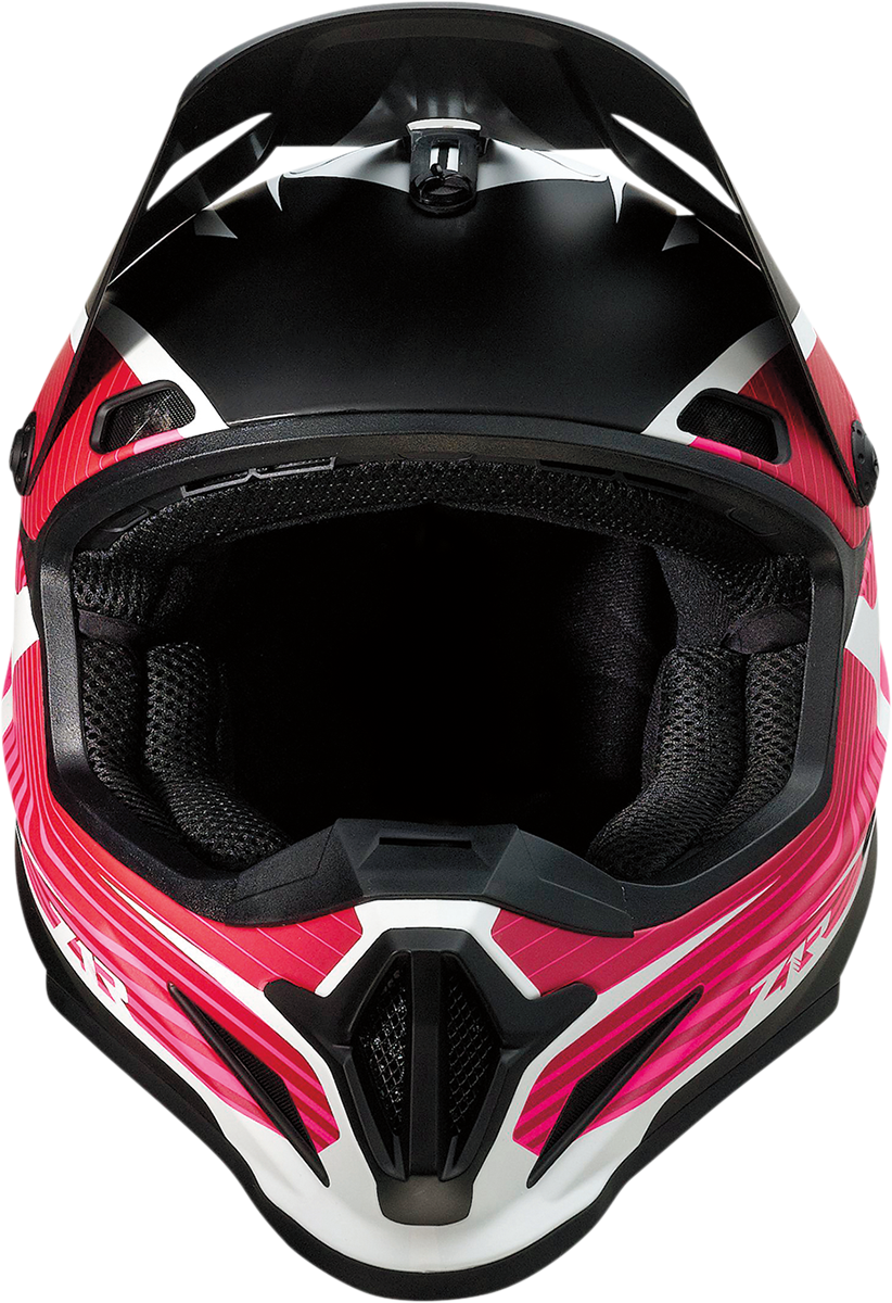 Z1R, Z1R Rise Helmet Flame Pink 3XL with Enhanced Ventilation and Removable Liner