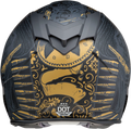 Z1R, Z1R Warrant Helmet - Sombrero Black/Gold XL (Part #0101-14174)