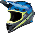 Z1R, Z1R Rise Motorcycle Helmet - Blue/Hi-Viz, 2XL, Part Number 0110-7197