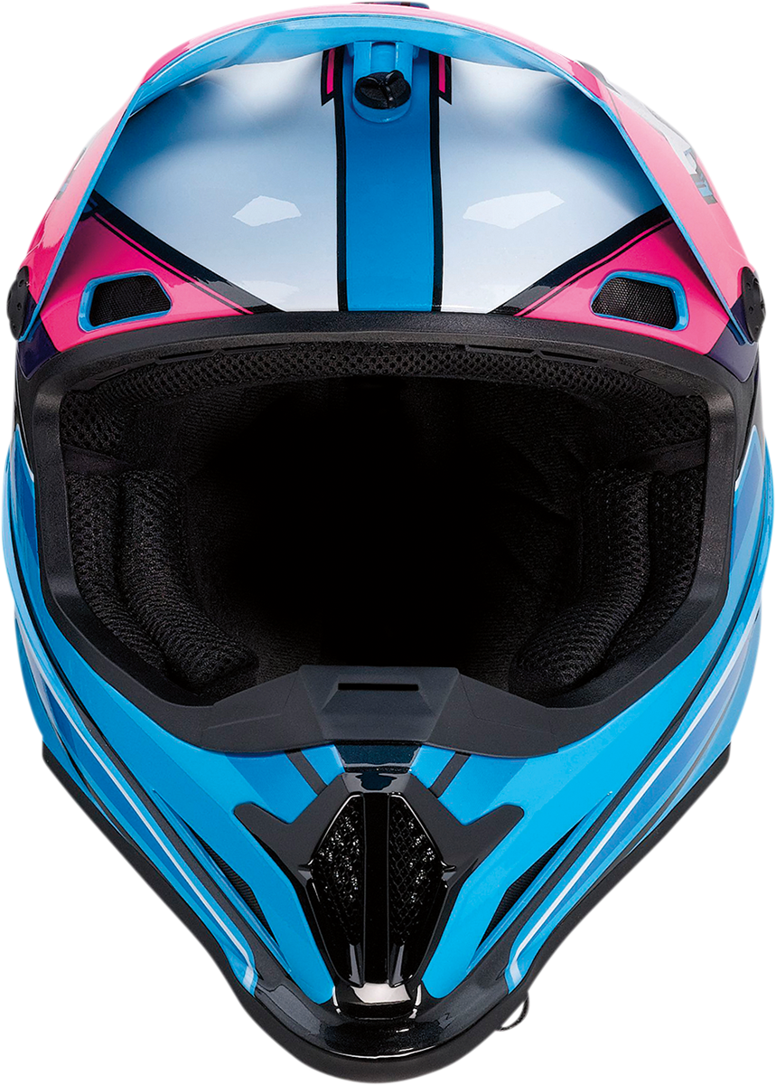 Z1R, Z1R Rise Motorcycle Helmet - Pink/Blue, 4XL | Part Number 0110-7191