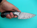 Custom Handmade 8-Inch Skinny Knife – Damascus Steel with Buffalo Horn Handle