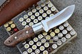 Custom Handmade Deer Skinning Knife with D2 Steel Blade