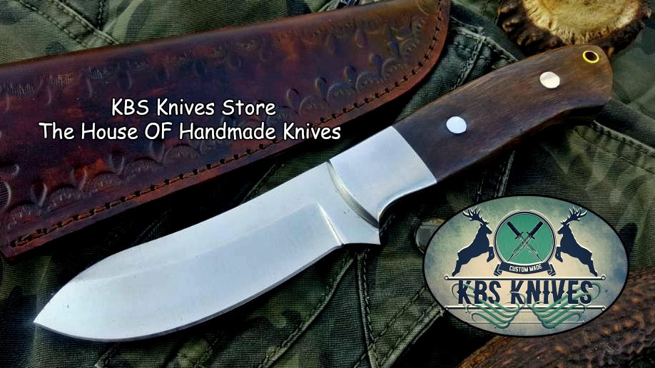 Custom Handmade D2 Tool Steel Hunting Skinner Knife