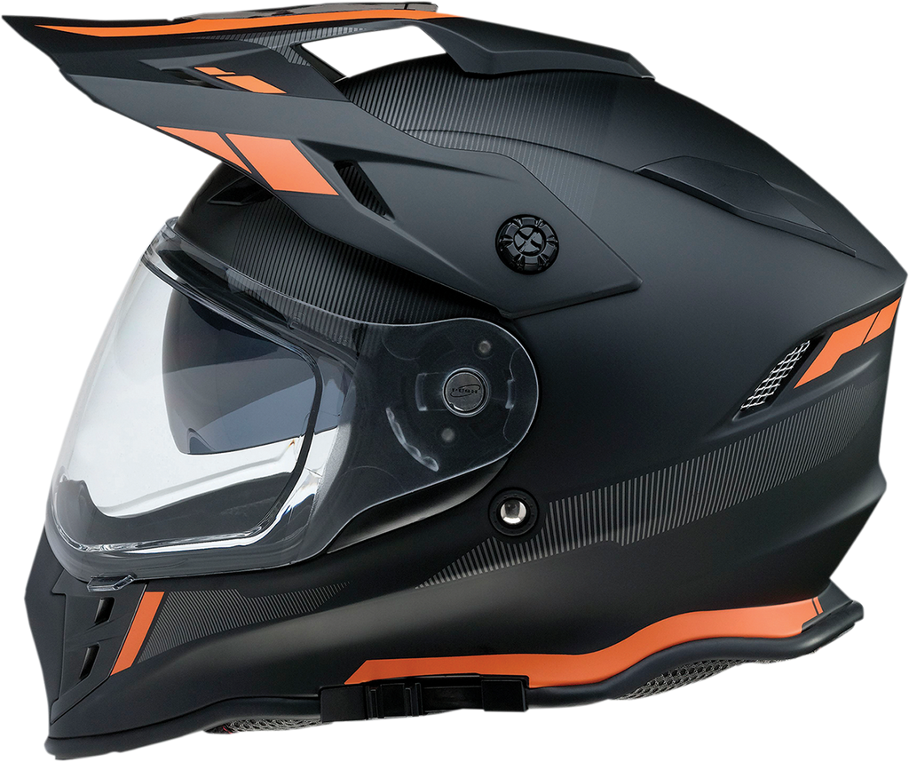 Z1R, Z1R Range Helmet - Uptake Black/Orange XL (Part No. 0140-0118)