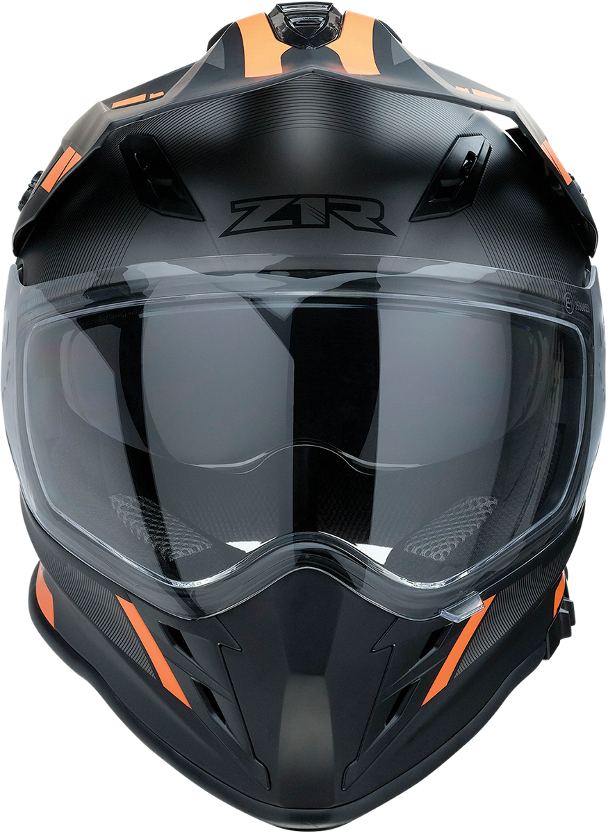 Z1R, Z1R Range Helmet - Uptake Black/Orange XL (Part No. 0140-0118)