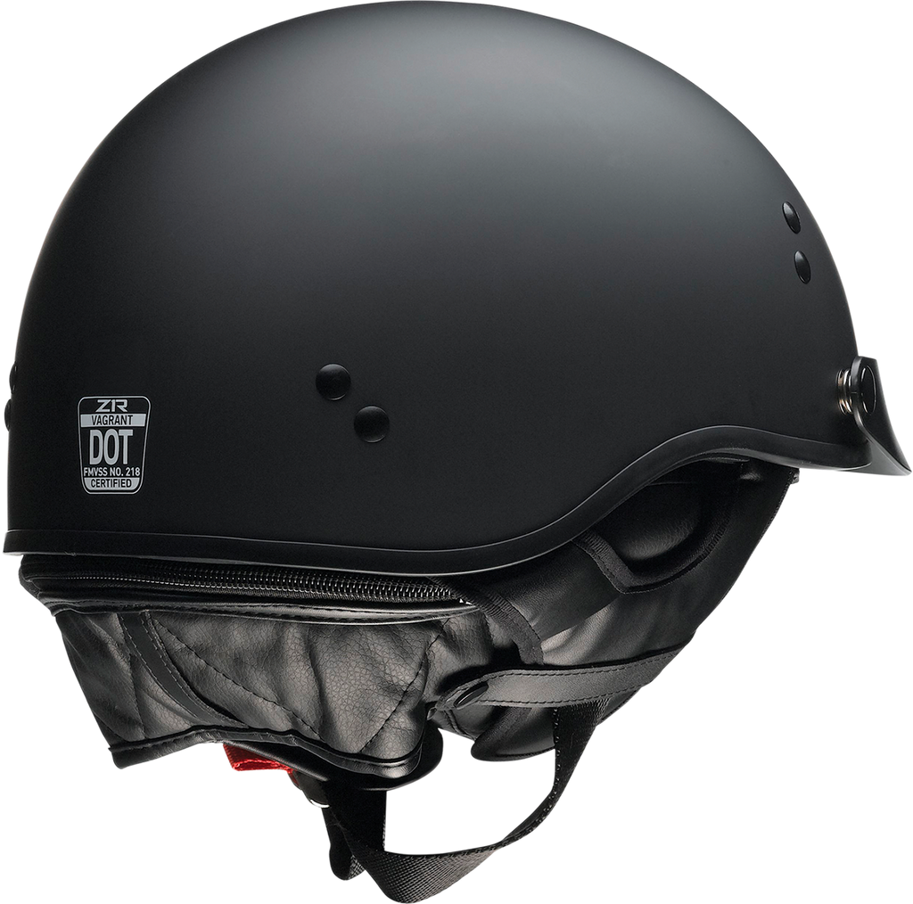 Z1R, Z1R Vagrant NC Helmet in Flat Black - XL by Z1R Part Number 0103-1376