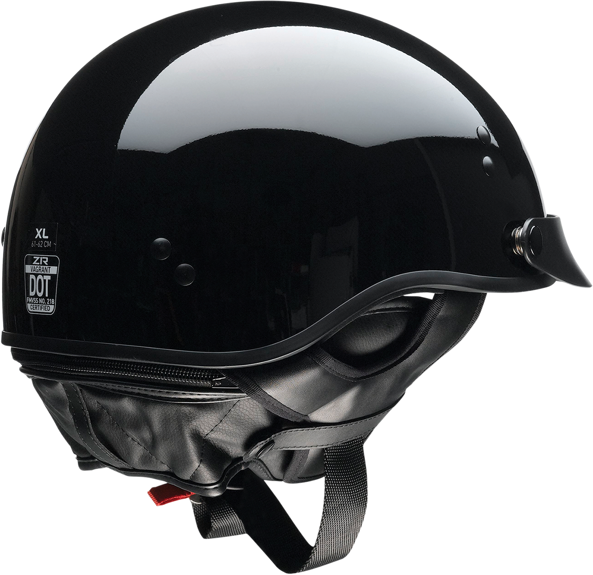Z1R, Z1R Vagrant NC Helmet - Black Medium (Part #0103-1368)