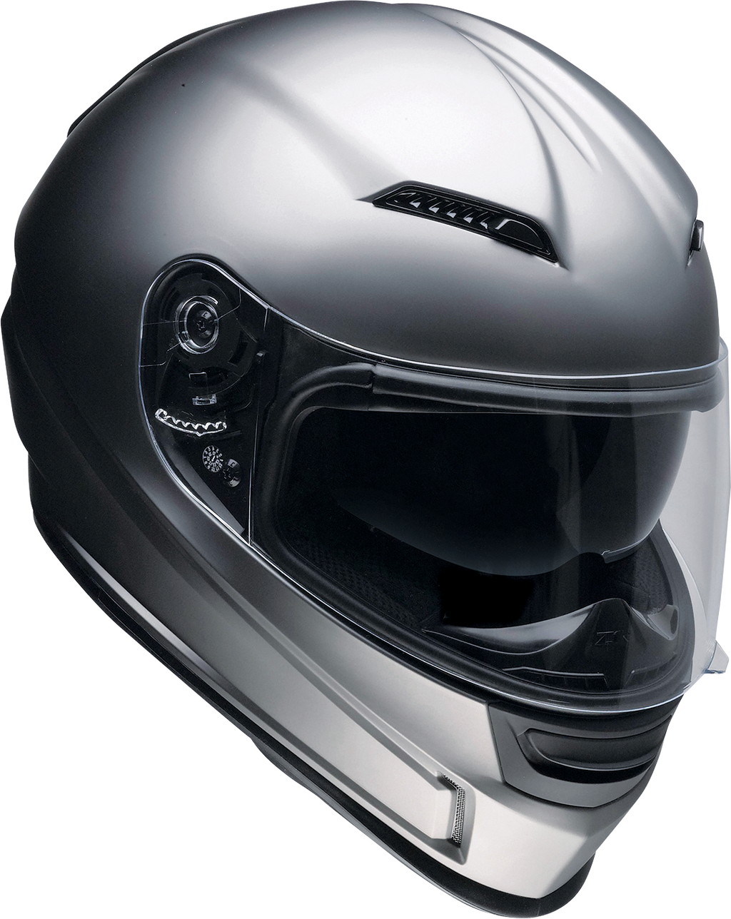 Z1R, Z1R Jackal Helmet Satin Titanium Small - Aerodynamic Polycarbonate Shell with Drop-down Sun Visor