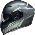Z1R, Z1R Jackal Helmet Dark Matter Green 2XL - Aerodynamic Polycarbonate Shell with Drop-down Sun Visor
