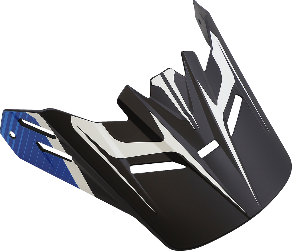 Z1R, Z1R Youth Rise Visor Kit - Flame Blue (Part Number 0132-1490)
