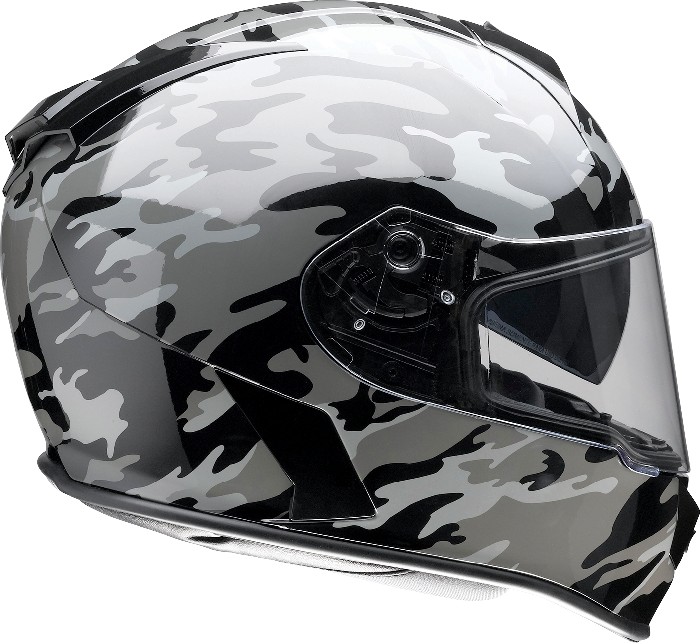 Z1R, Z1R Warrant Helmet - Camo Black/Gray - Medium by Z1R Part 0101-14367