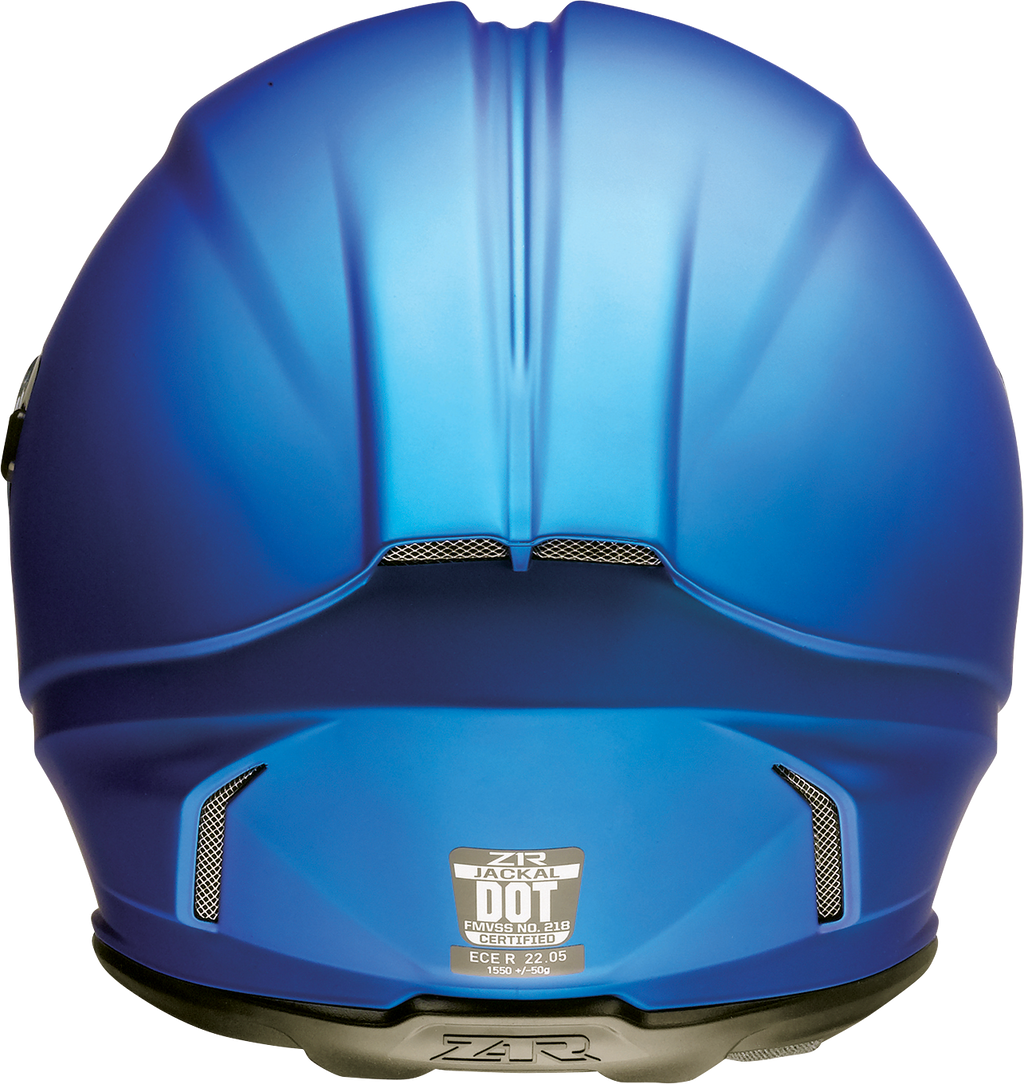 Z1R, Z1R Jackal Helmet - Satin - Blue - 3XL 0101-14834