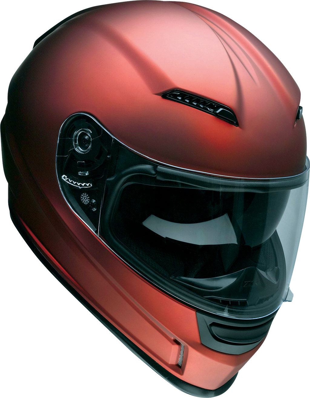 Z1R, Z1R Jackal Helmet Satin Red Large 0101-14824 - Advanced Motorcycle Helmet with Drop-Down Sun Visor and Integrated Speaker Pockets