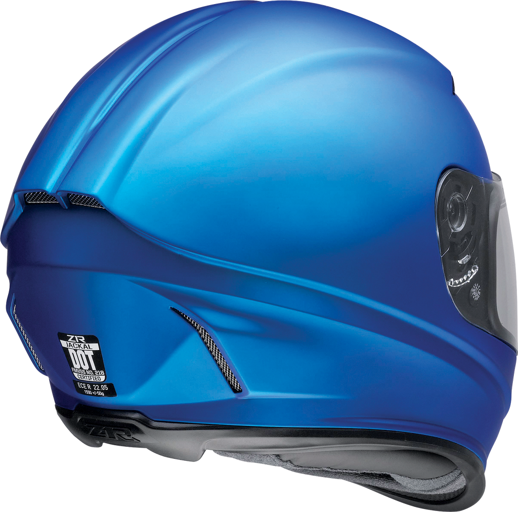 Z1R, Z1R Jackal Helmet Satin Blue XL with Advanced Safety and Comfort Features
