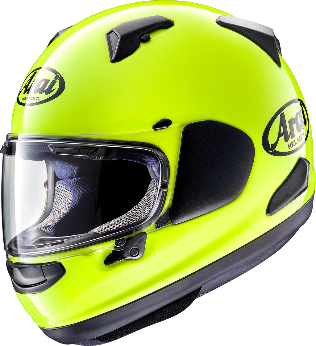 ARAI HELMETS, ARAI HELMETS Quantum-X Helmet - Fluorescent Yellow Small (Part No. 0101-15731)
