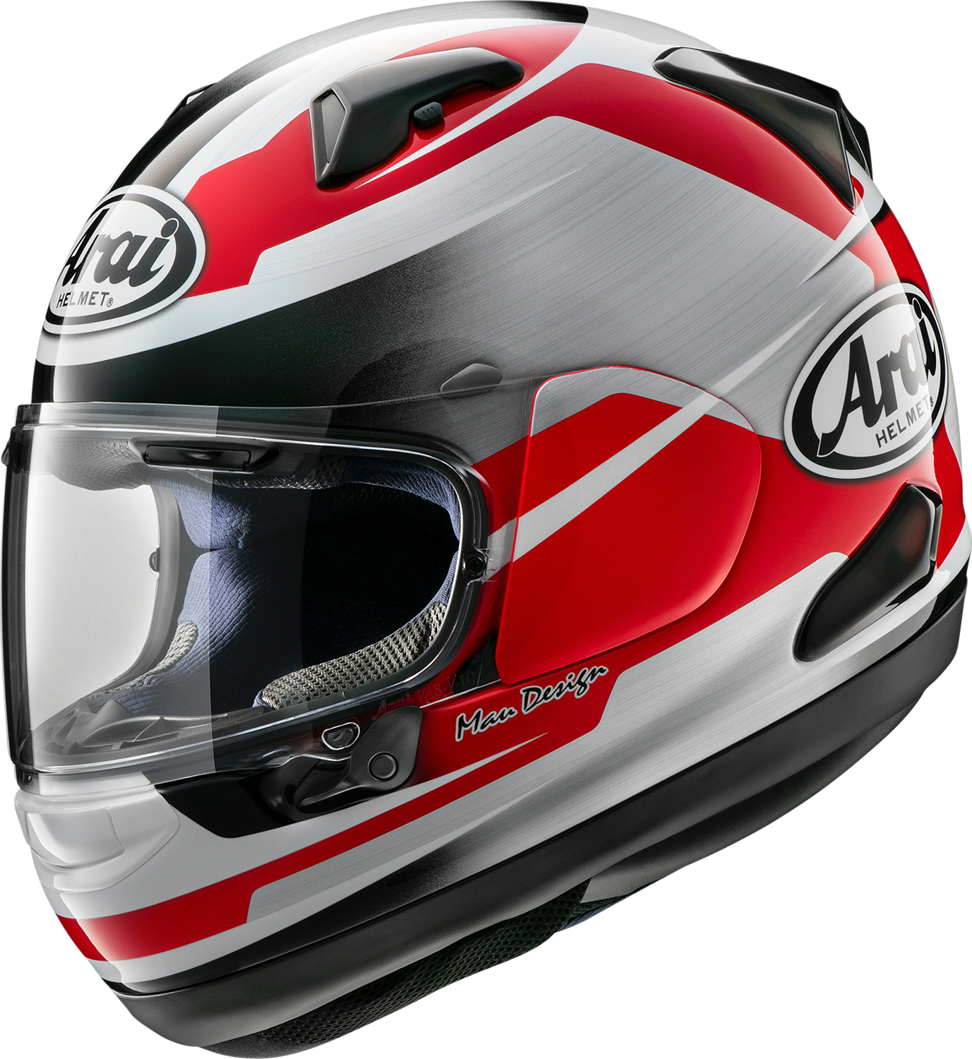 ARAI HELMETS, ARAI Helmets Quantum-X Helmet - Steel Red, Small - Enhanced Safety and Comfort for Wide-Headed Riders