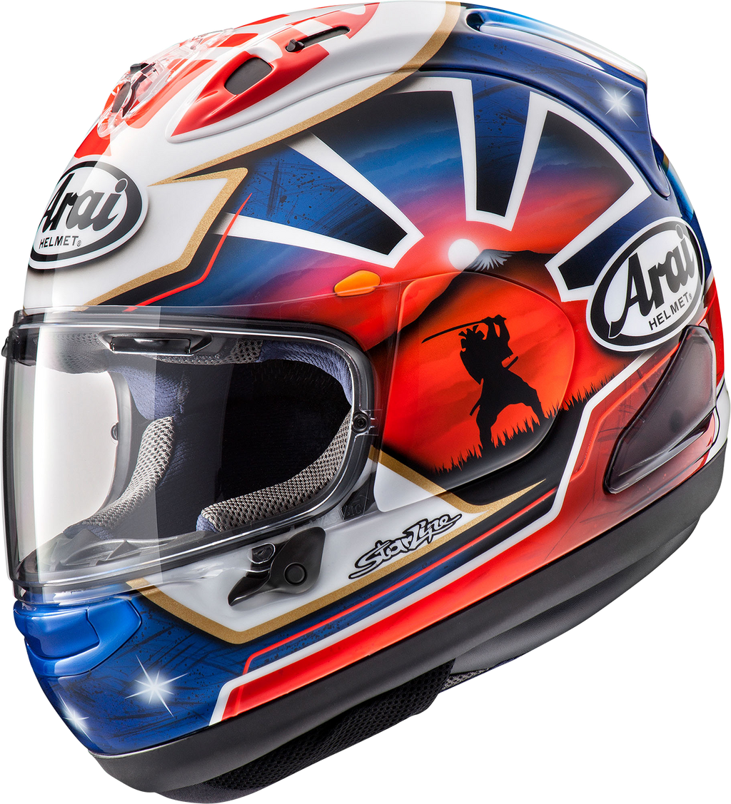 ARAI HELMETS, ARAI Helmets Corsair-X Dani Samurai-2 Blue Helmet - Extra Small (Part #0101-15773)