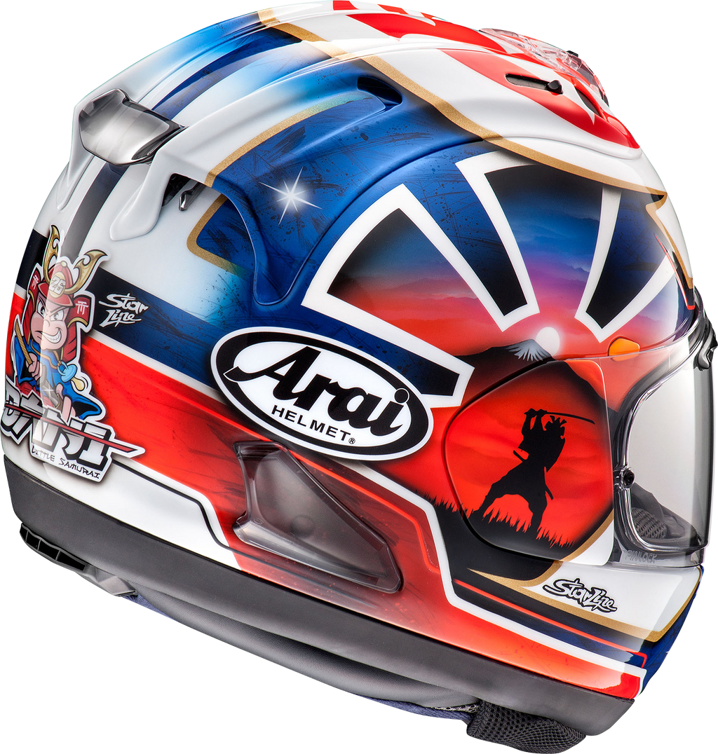 ARAI HELMETS, ARAI Helmets Corsair-X Dani Samurai-2 Blue Helmet - Extra Small (Part #0101-15773)