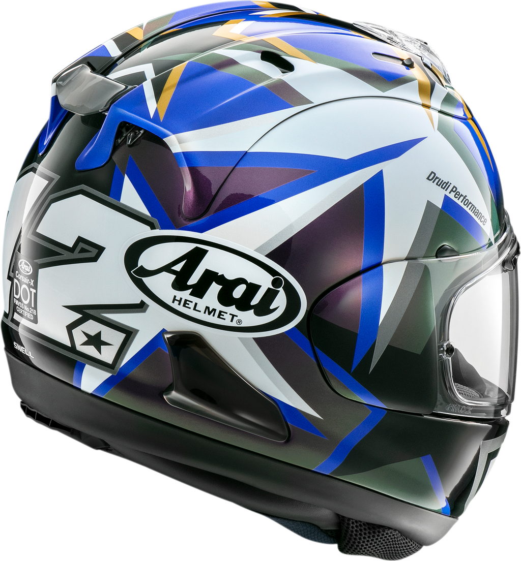 ARAI HELMETS, ARAI Helmets Corsair-X Vinales-5 Full-Face Motorcycle Helmet - Large (Part No. 0101-15788)