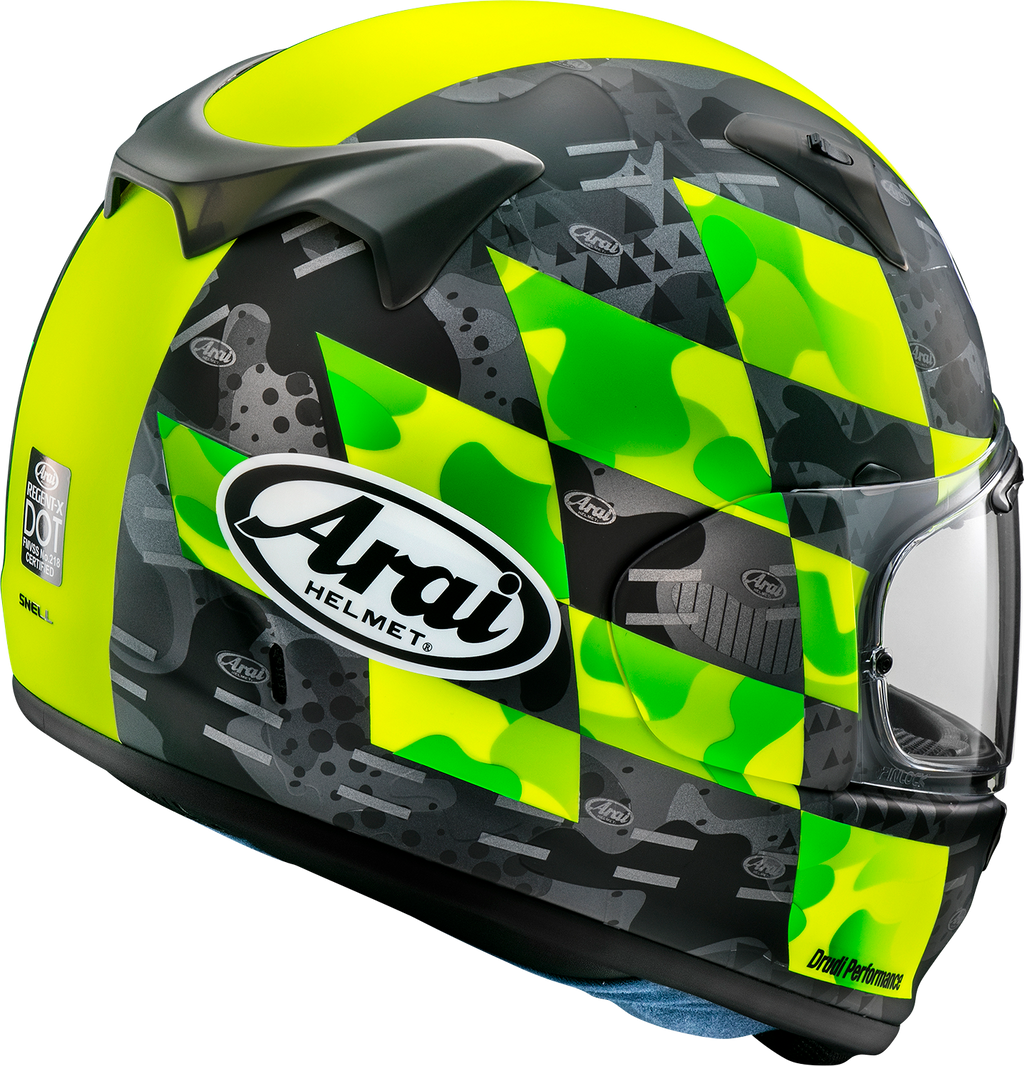 ARAI HELMETS, Arai Helmets Regent-X Helmet Patch Yellow Frost XL (Part Number 0101-15831)