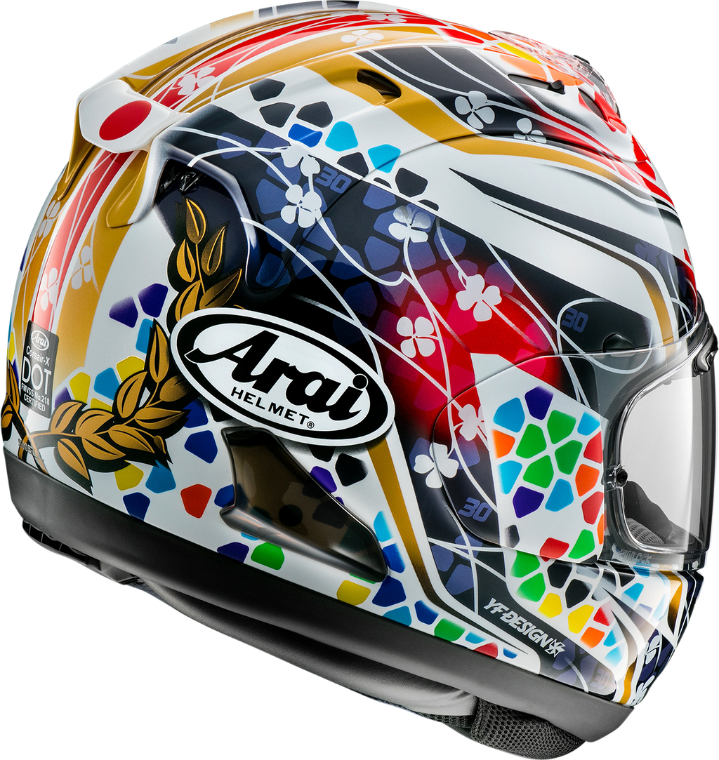 ARAI HELMETS, Arai Helmets Corsair-X Nakagami-3 XL Motorcycle Helmet - Part 0101-15875