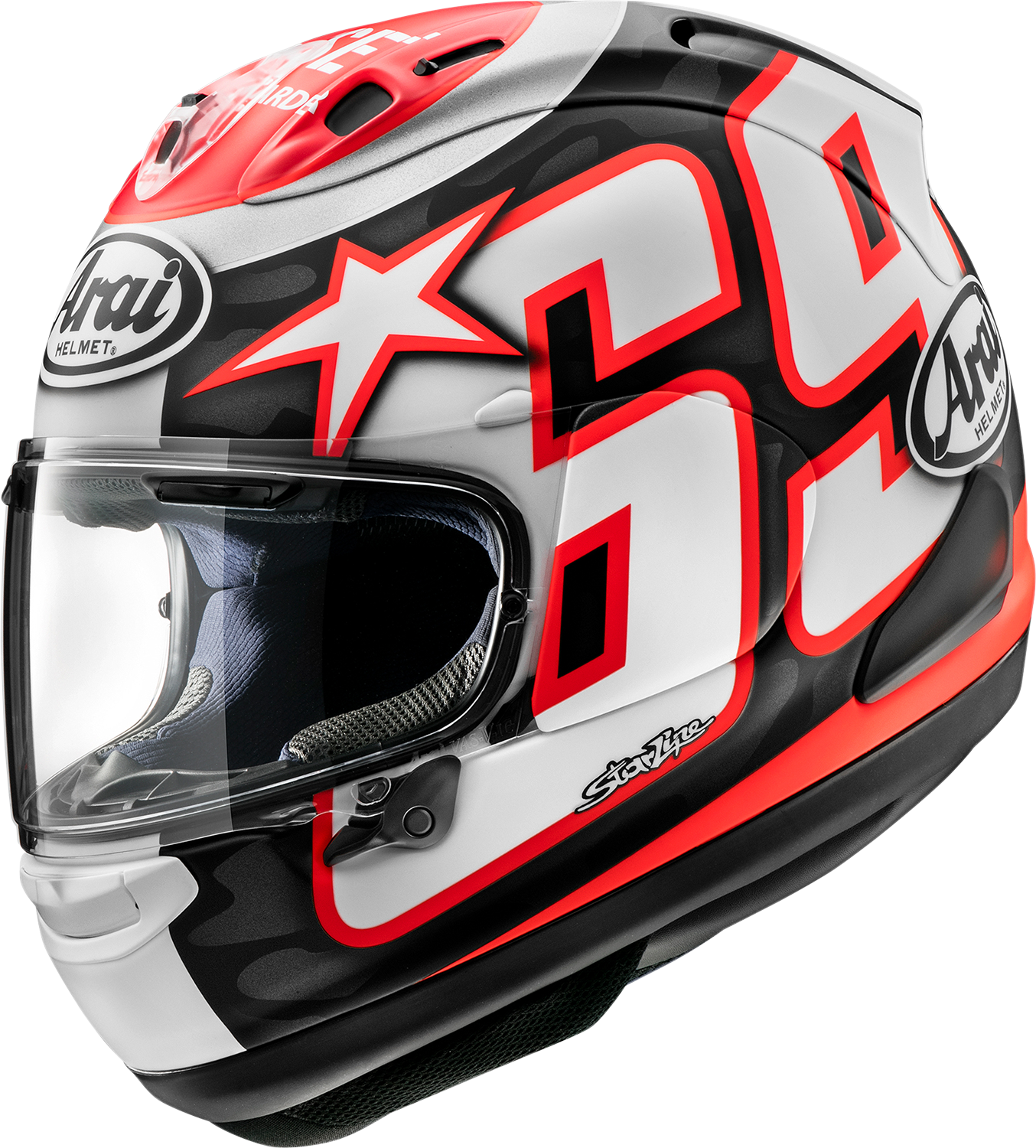 ARAI HELMETS, ARAI Helmets Corsair-X Nicky Reset Frost 2XL Motorcycle Helmet, Part #0101-15900