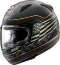ARAI HELMETS, ARAI HELMETS Signet-X US Flag Black Frost Motorcycle Helmet - Medium (Part #0101-15955)