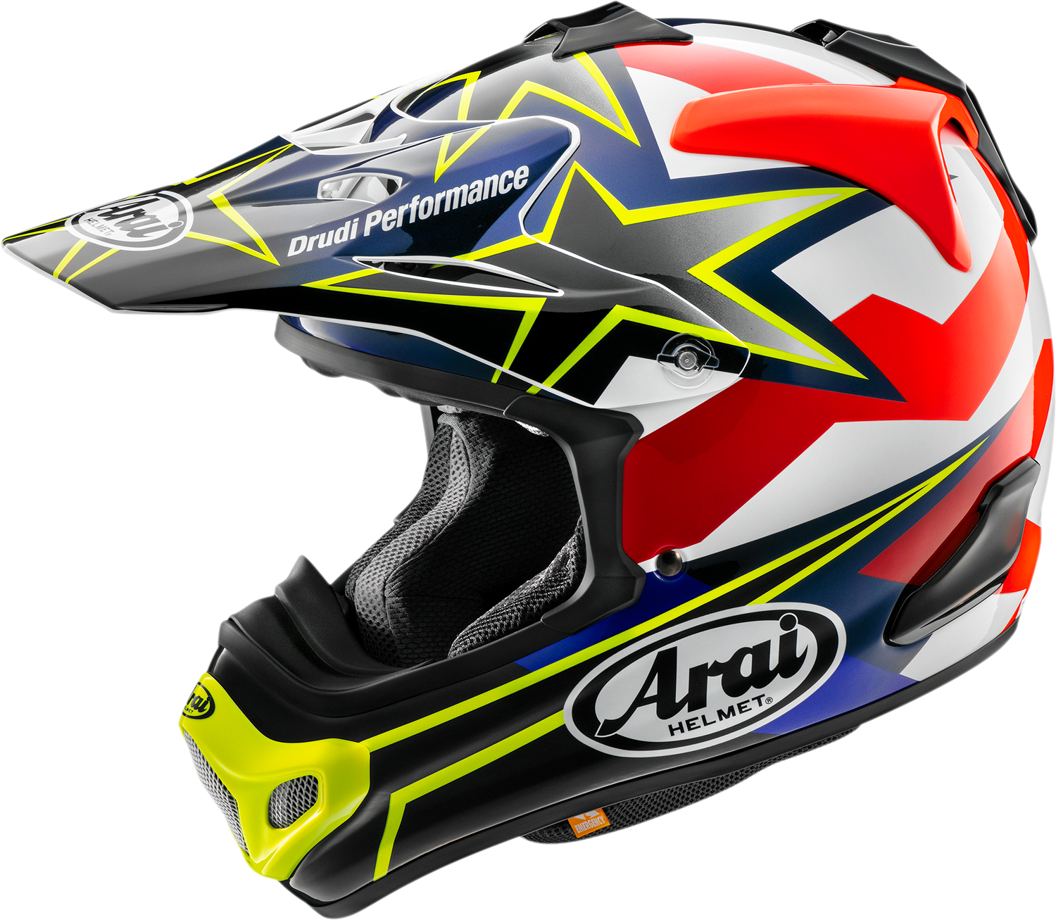 ARAI HELMETS, ARAI Helmets VX-Pro4 Stars & Stripes Yellow Large - Part 0110-8204