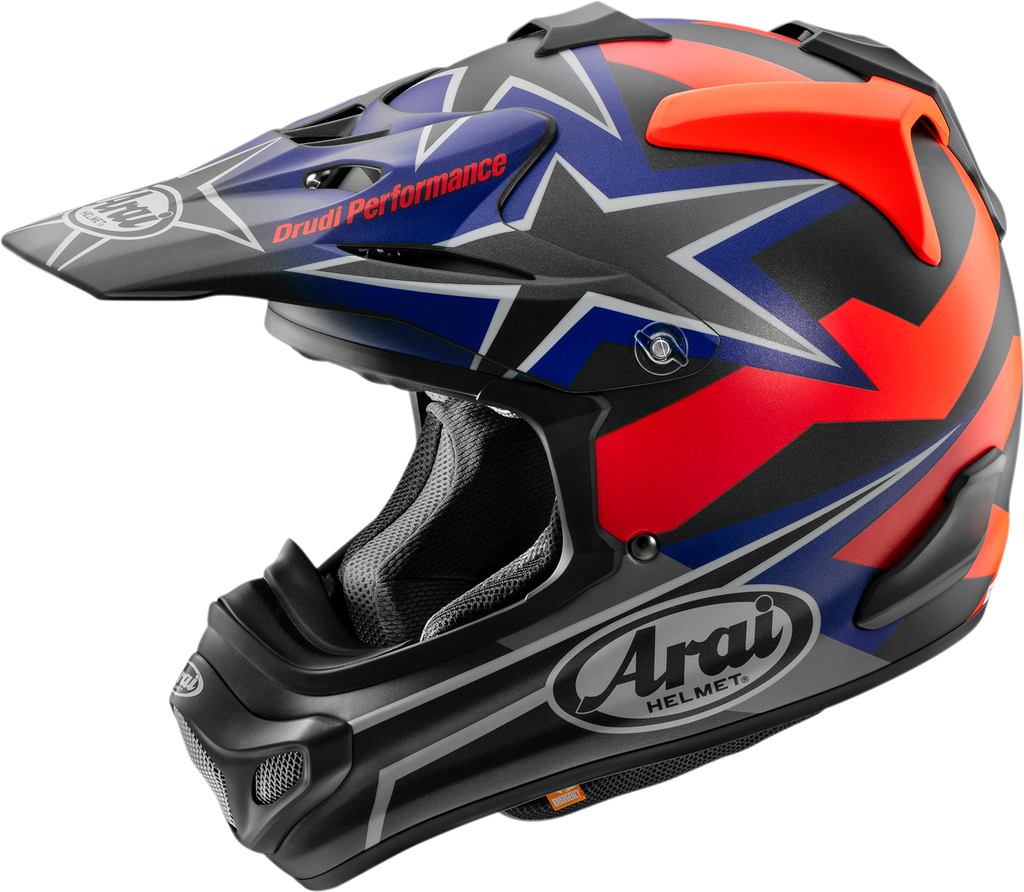 ARAI HELMETS, ARAI Helmets VX-Pro4 Stars & Stripes Black Frost Large - Part 0110-8209