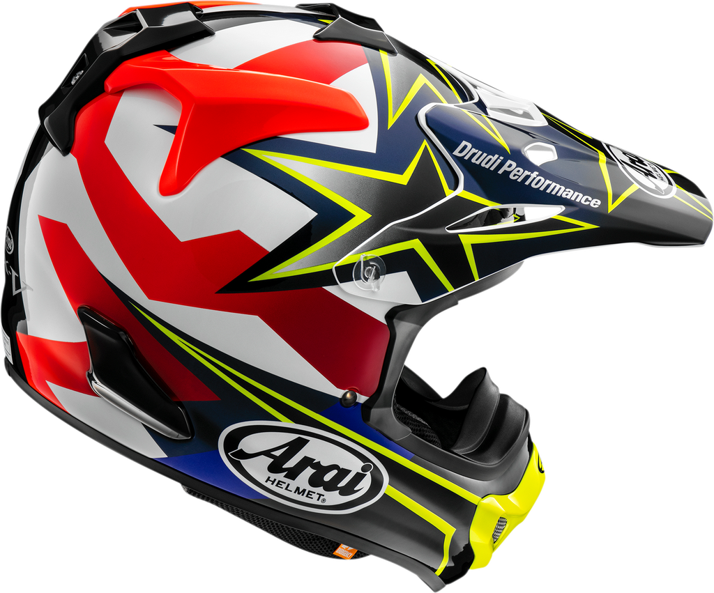 ARAI HELMETS, ARAI Helmets VX-Pro4 Stars & Stripes Yellow Large - Part 0110-8204
