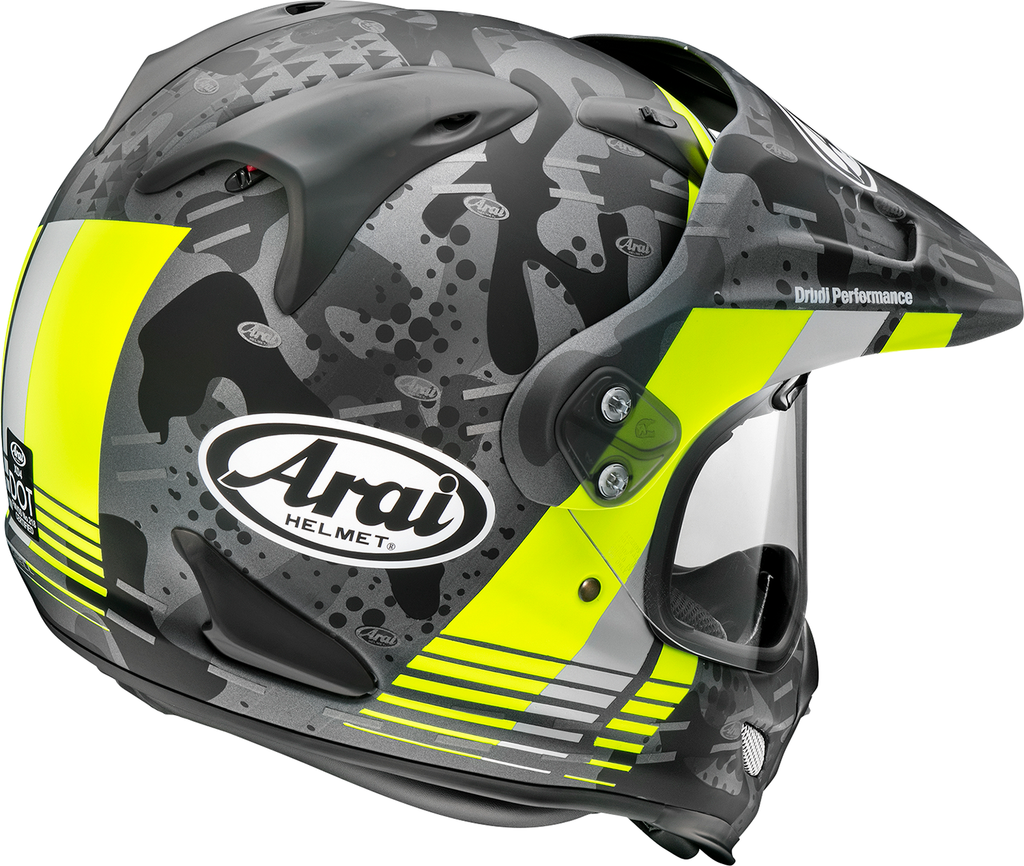 ARAI HELMETS, ARAI HELMETS XD-4 Helmet Cover Fluorescent Yellow Frost XS - Part 0140-0179