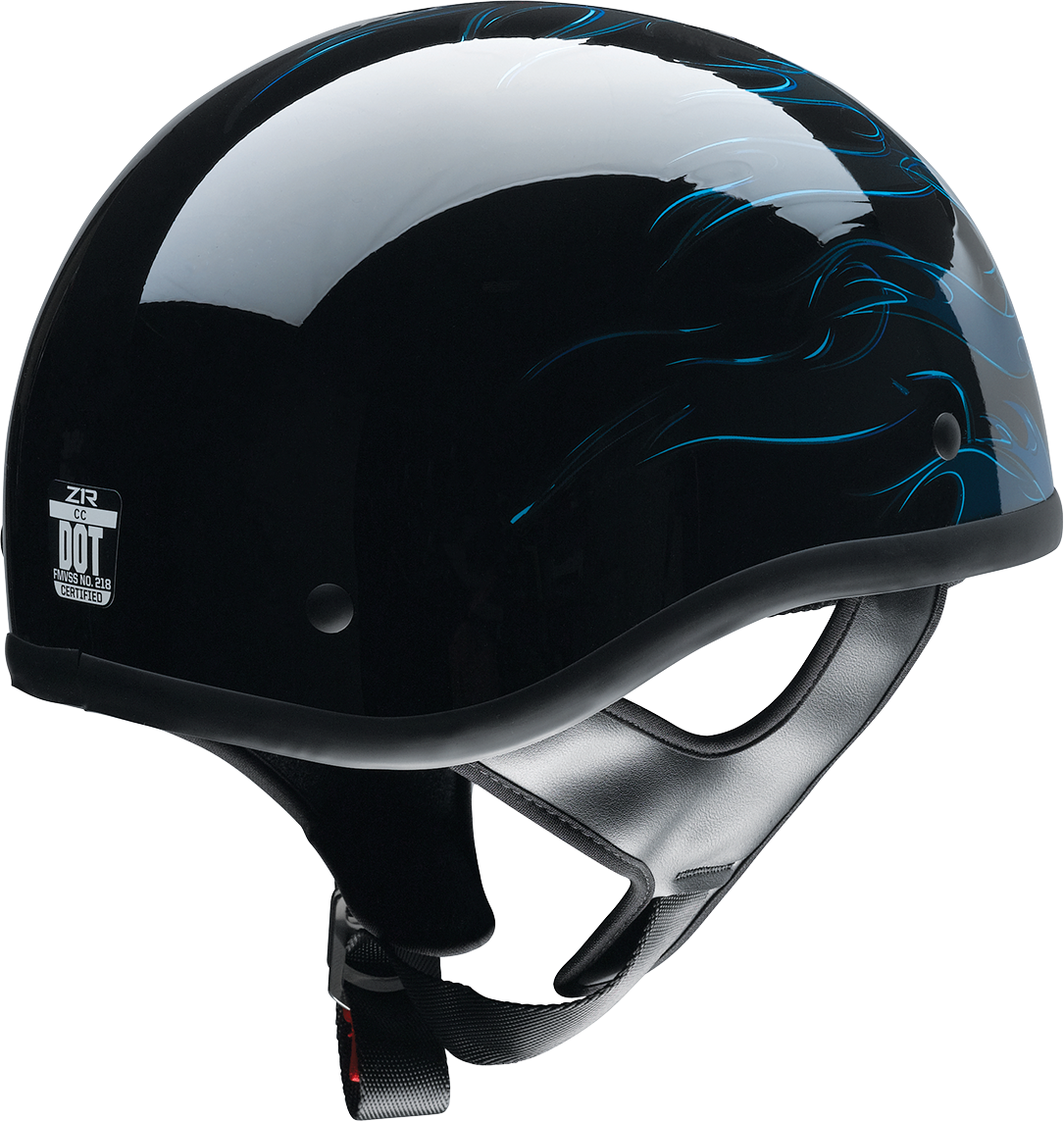 Z1R, Z1R CC Beanie Helmet - Hellfire Blue - Large by Z1R, Part Number 0103-1334