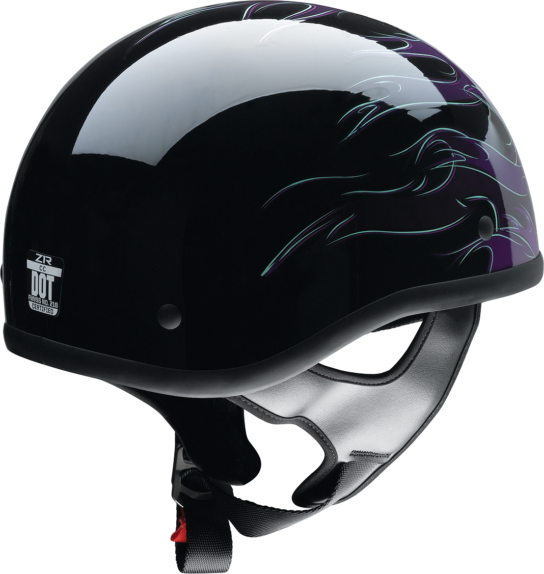 Z1R, Z1R CC Beanie Helmet - Hellfire Purple Medium (Part Number 0103-1340)