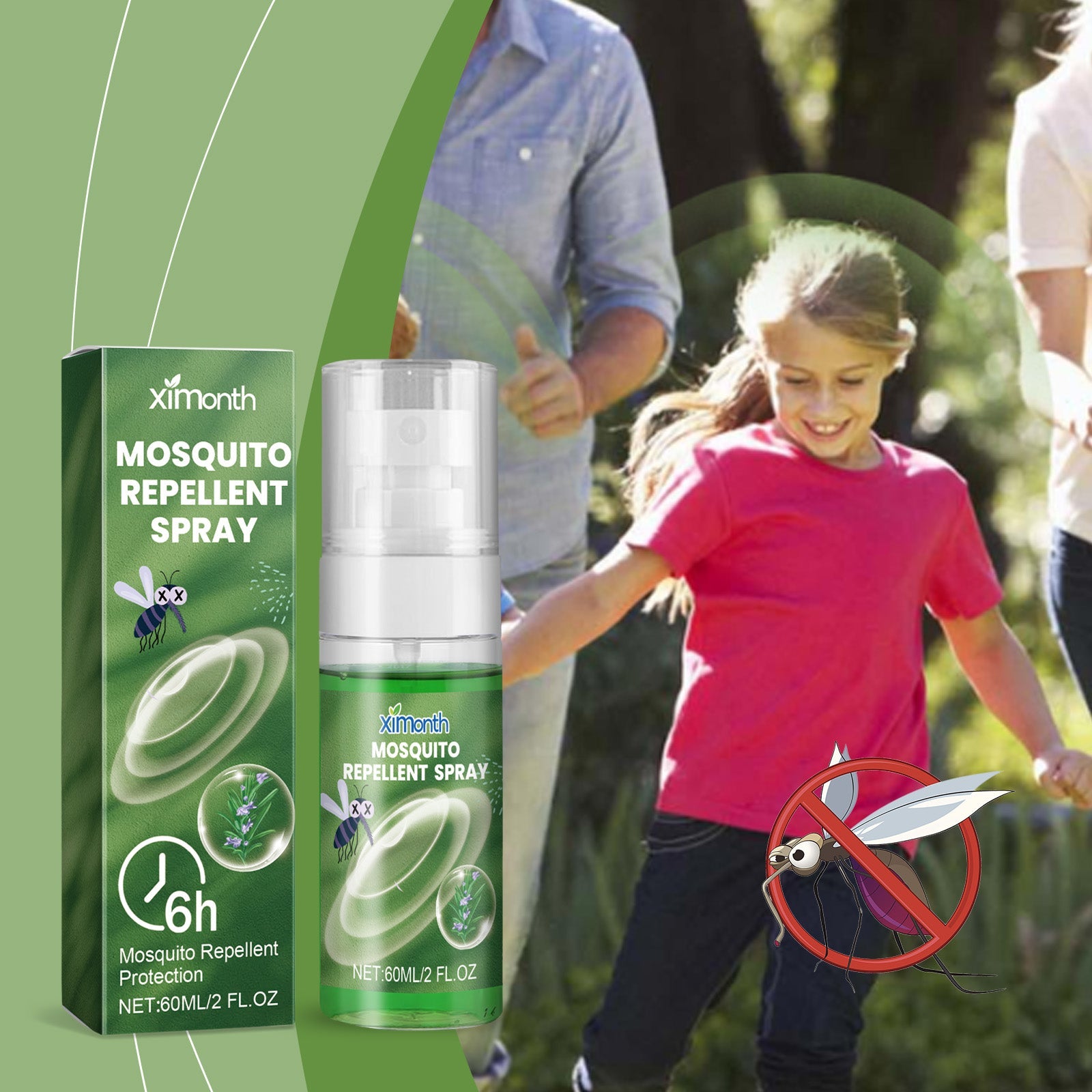 Mosquito Repellent Spray, Mosquito Repellent Spray Household Toilet Water Camping Outdoor Sports Portable Mosquito Do Not Bite Mosquito Repellent
