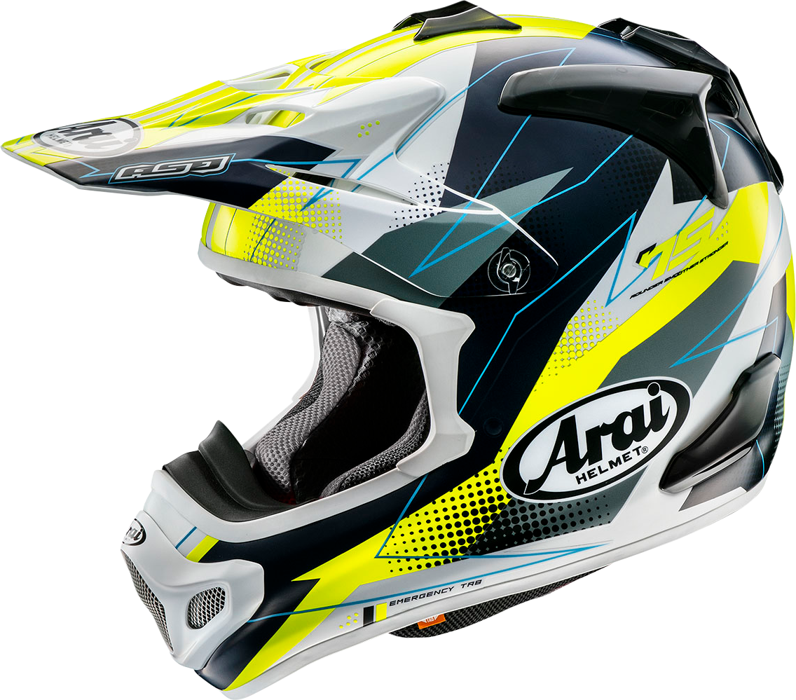 ARAI HELMETS, ARAI Helmets VX-Pro4 Resolute Yellow Helmet - Size XS (Part #0110-8482)