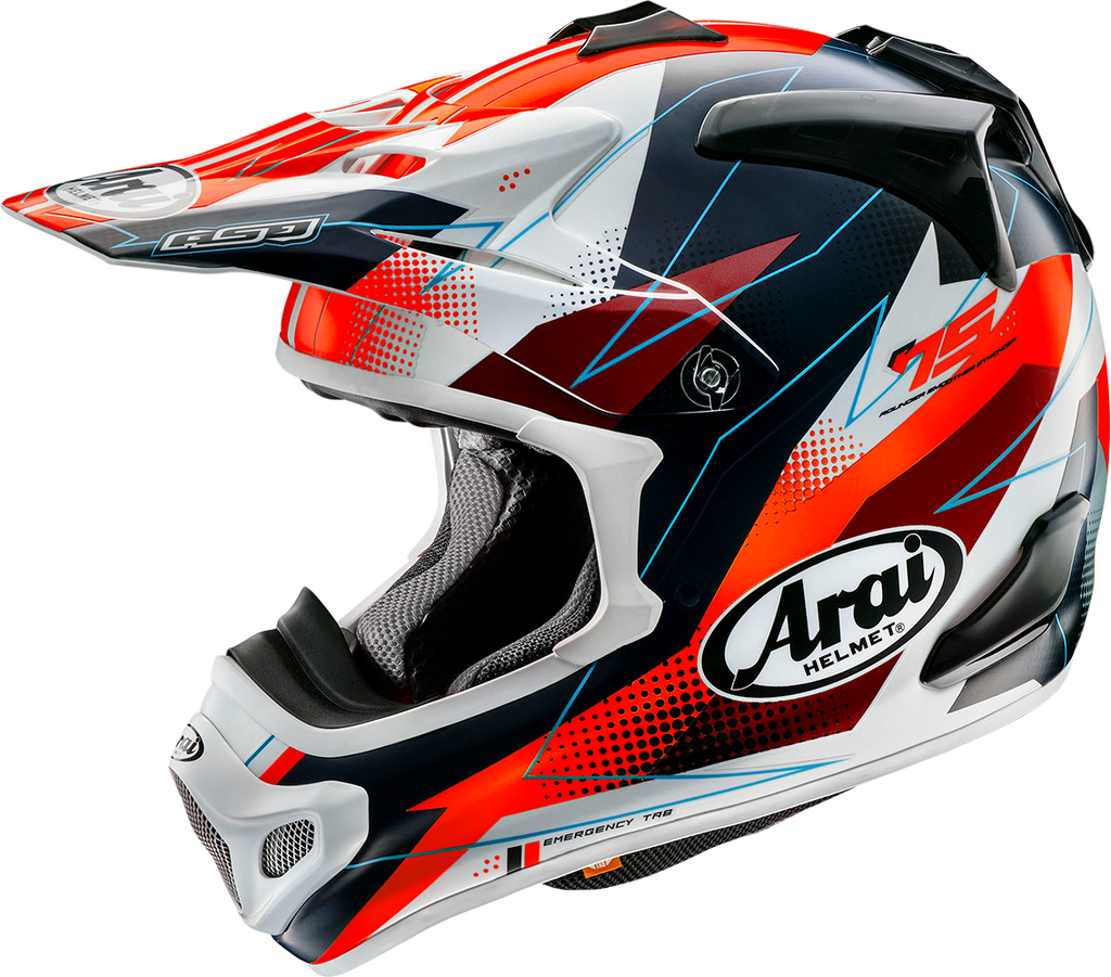ARAI HELMETS, ARAI HELMETS VX-Pro4 Resolute Red Helmet - Size XS (Part Number: 0110-8477)