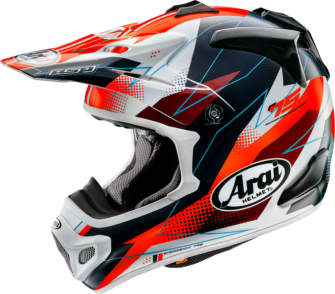 ARAI HELMETS, ARAI HELMETS VX-Pro4 Resolute Red Helmet - Size XS (Part Number: 0110-8477)