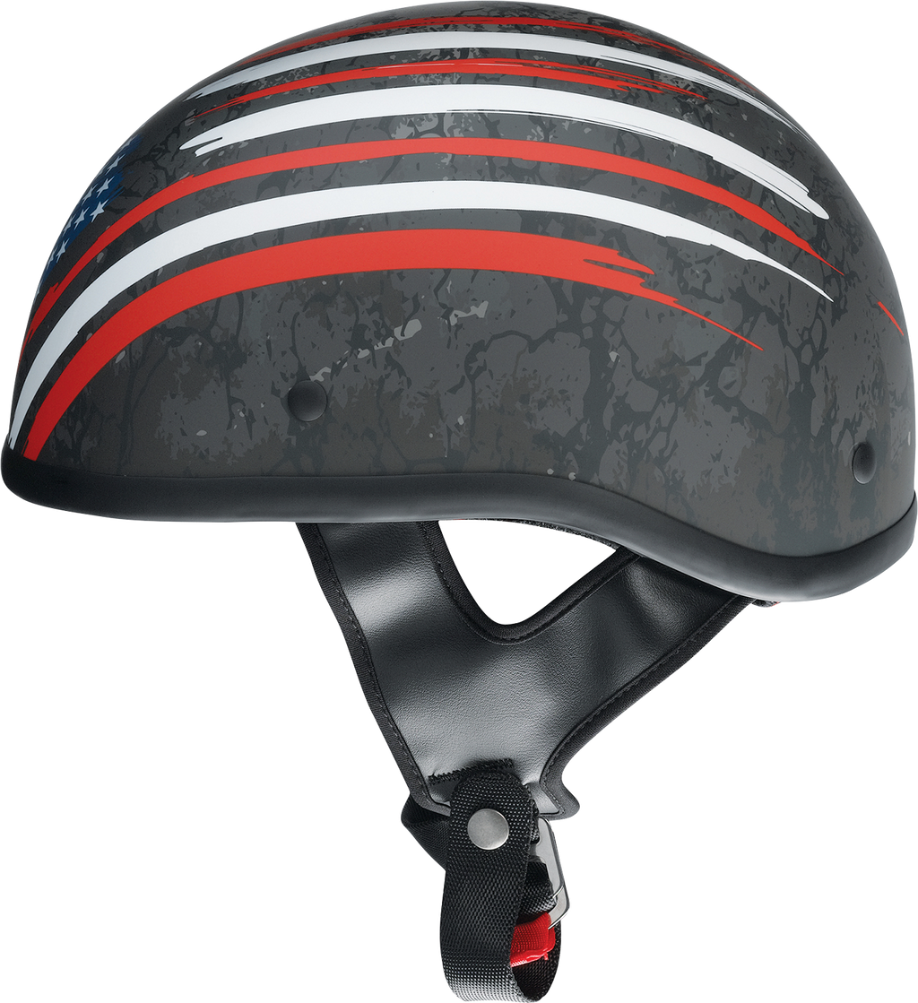 Z1R, Z1R CC Beanie Helmet Justice Series - Black/Red/White/Blue, XL (Part# 0103-1407)