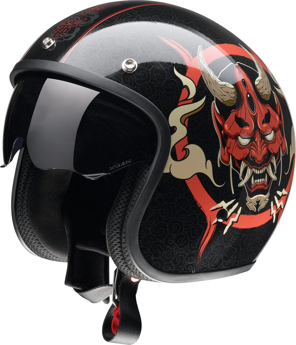 Z1R, Z1R Saturn Helmet - Devilish Gloss Black/Red Large (Part Number 0104-2879)
