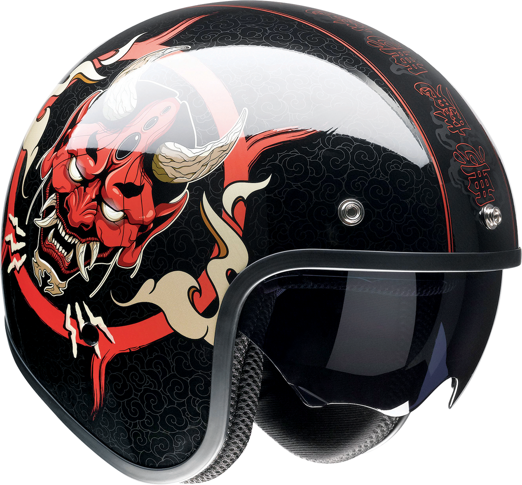 Z1R, Z1R Saturn Helmet - Devilish Gloss Black/Red Large (Part Number 0104-2879)