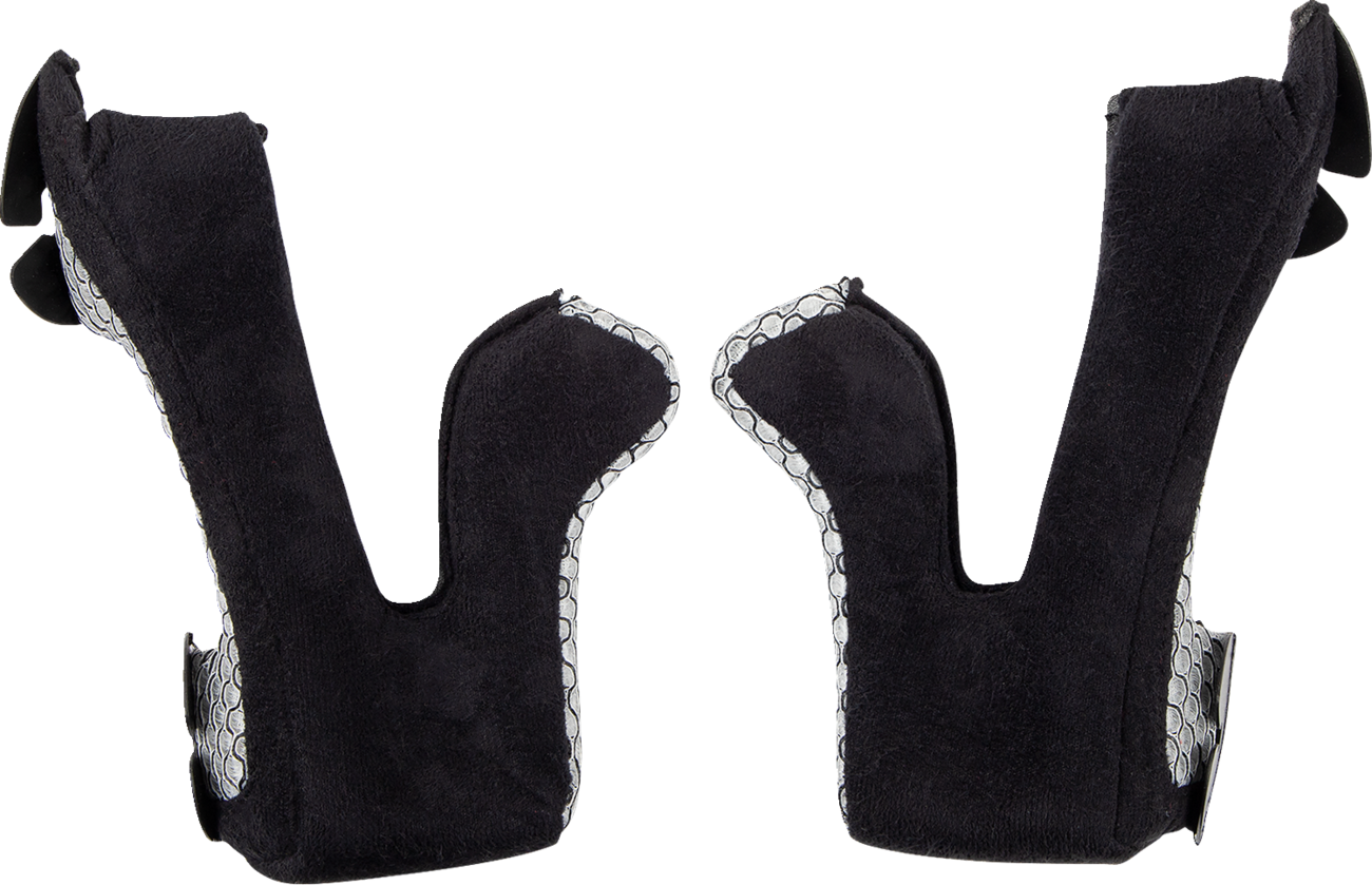 Z1R, Z1R Youth F.I. Cheek Pads - Black - 10 mm - Large (Part Number 0134-3056)