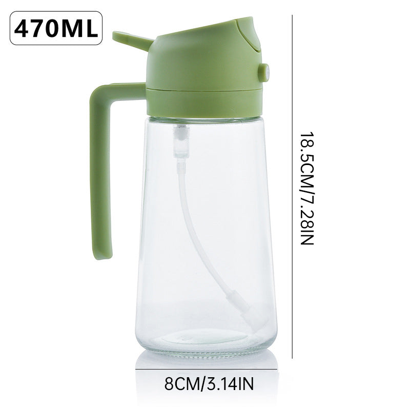 2-in-1 Kitchen Olive Oil Dispenser, Oil Sprayer, Grilling & Picnic Tools
